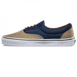 blue and khaki vans